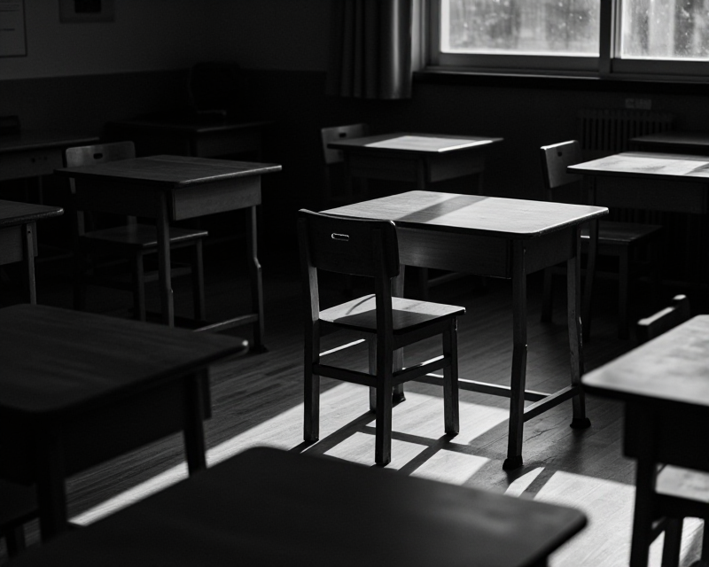 Empty Classroom Atmosphere