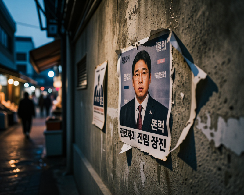 Symbolic Political Tension in Busan
