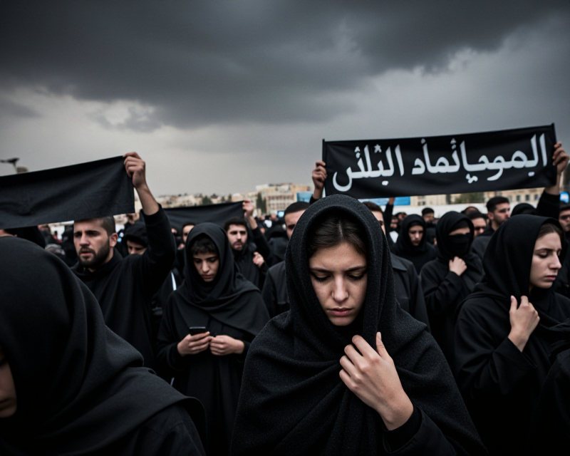 Funeral Tension in Tehran
