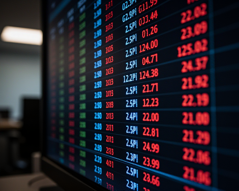 Stock Market Data Close-up