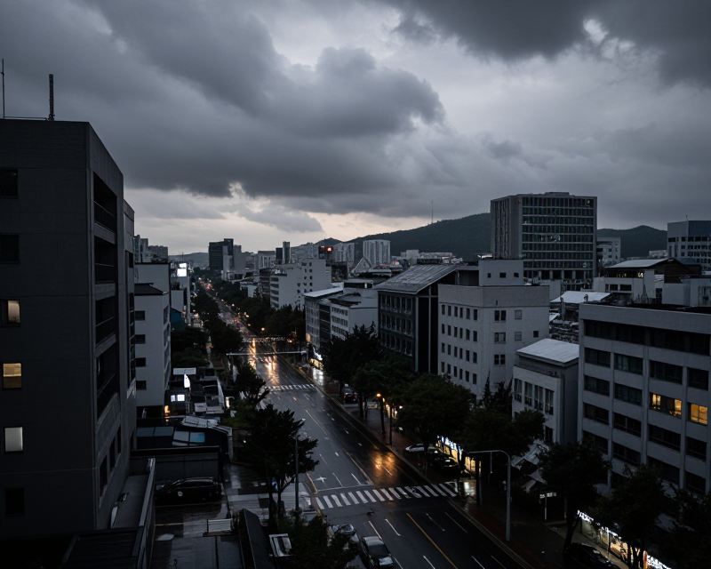 Gloomy Urban Landscape
