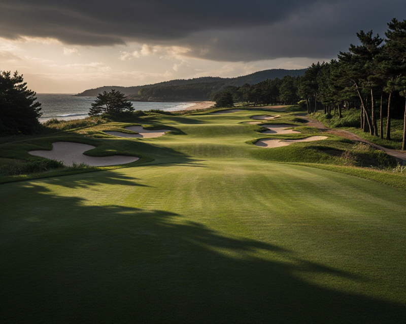 Cinematic Golf Course Landscape