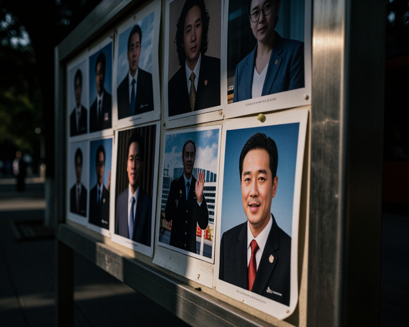 North Korean Embassy Bulletin Board